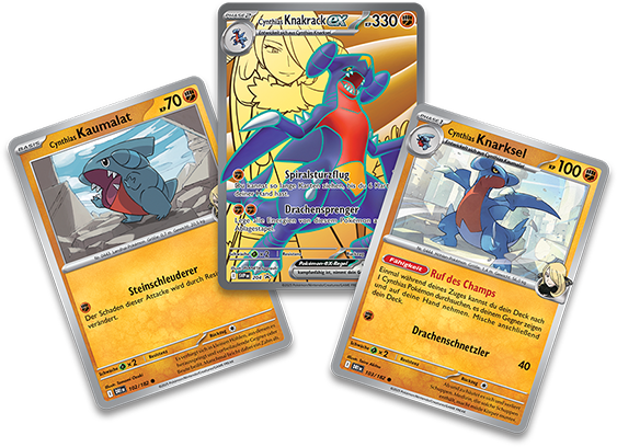Pokemon Cynthias Knakrack EX - Premium Kollektion