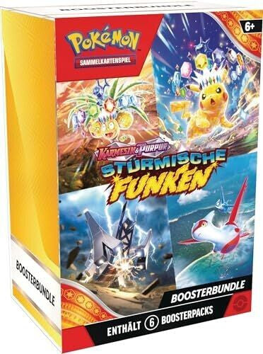 Pokemon Karmesin & Purpur Stürmische Funken Booster Bundle