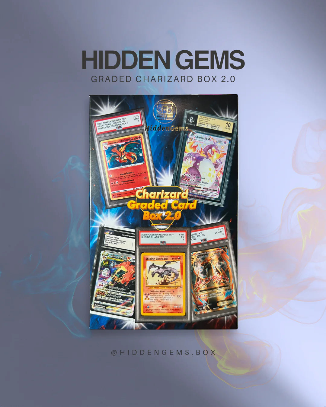 Hidden Gems Pokémon Graded Charizard Box 2.0