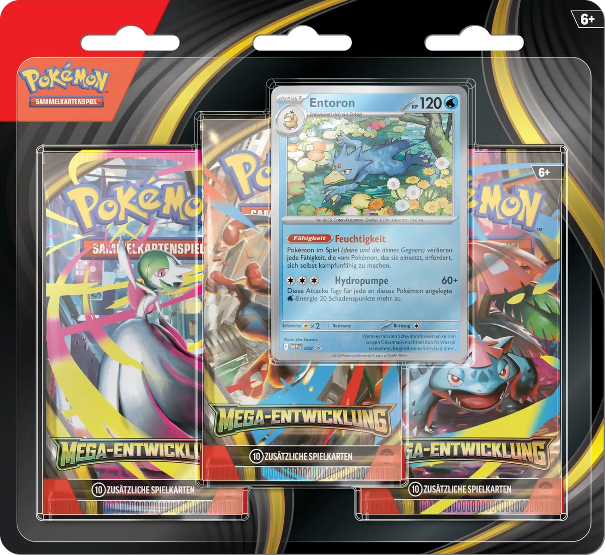 Pokemon Mega Entwicklung 3 Pack Blister