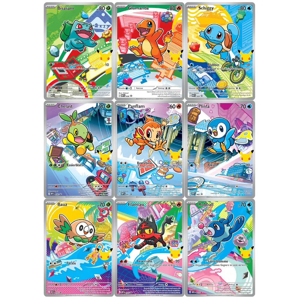 Pokemon Mega Entwicklung Erhabene Helden Erste Partner Illustrations Kollektion