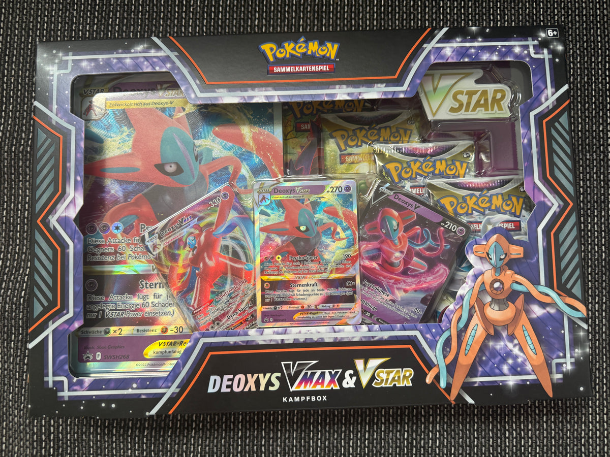 Pokemon Deoxys VMAX & VSTAR Battle Box