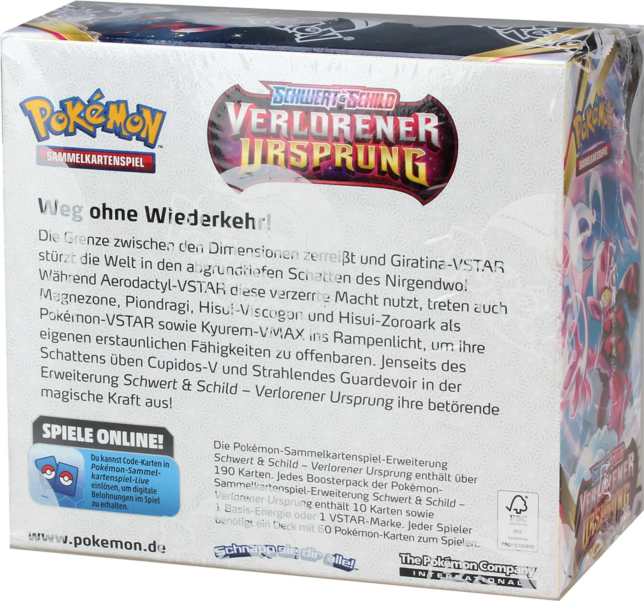 Pokémon Verlorener Ursprung - Display 36er