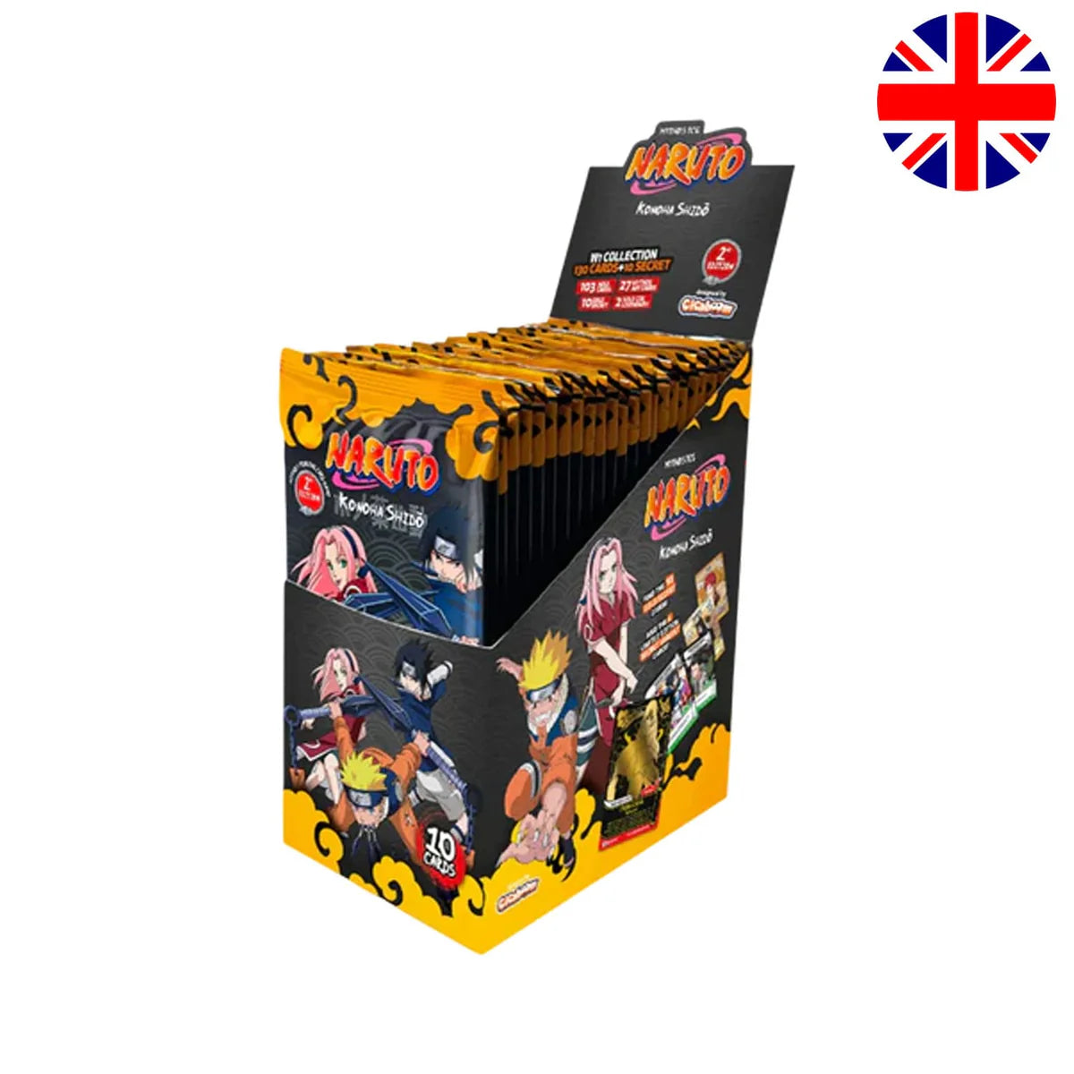 Naruto Mythos Card Game −2nd Edition Booster Display − Konoha Shido (ENG)