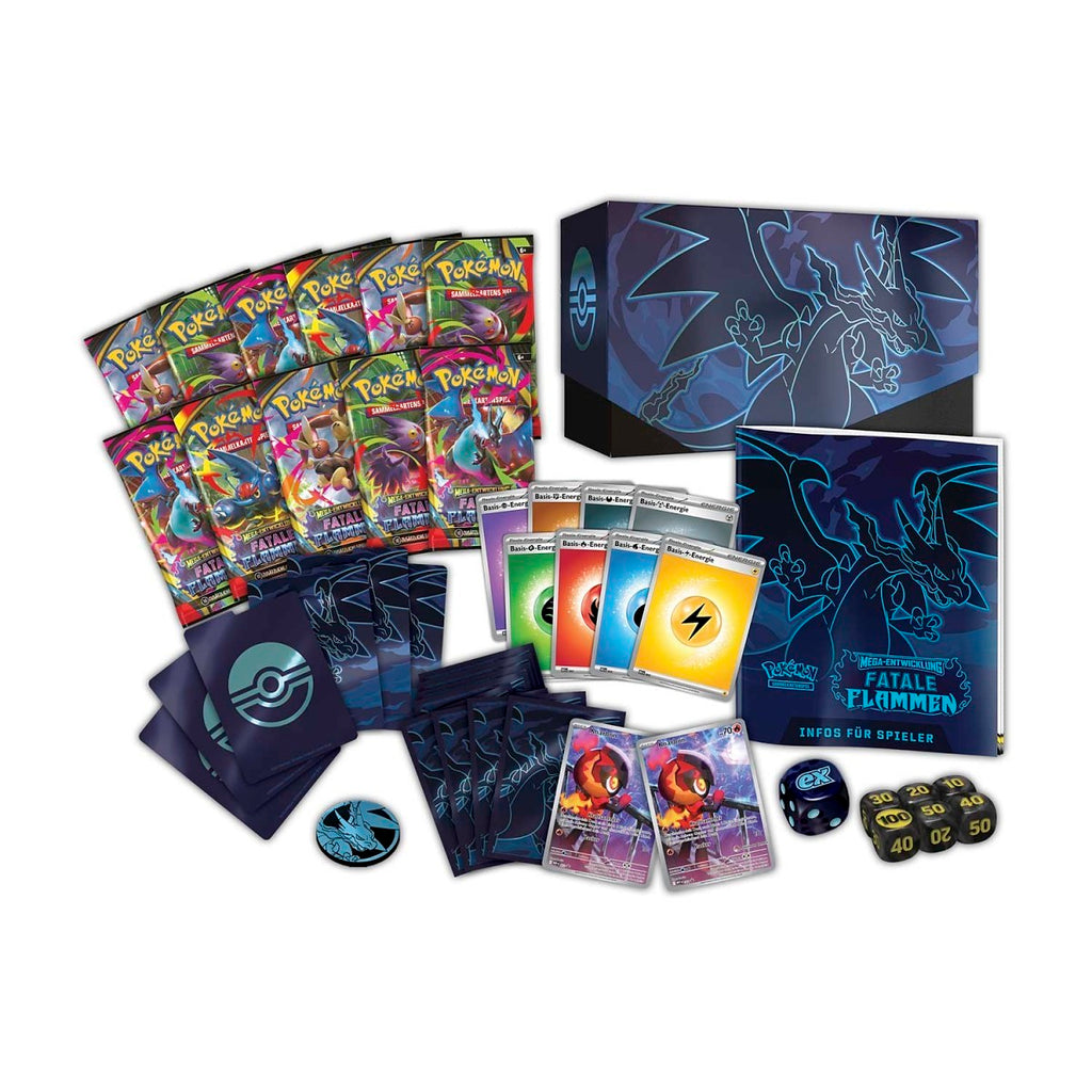 Pokemon Mega Entwicklung Fatale Flammen Pokemon Center Top Trainer Box