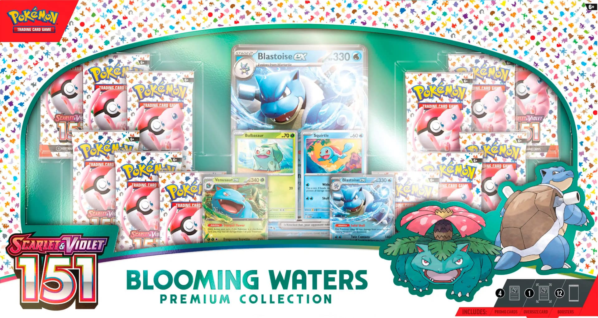Pokemon Karmesin & Purpur 151 Blooming Waters Premium Collection Rippflicht