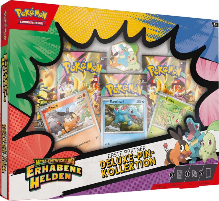 Pokemon Mega Entwicklung Erhabene Helden Deluxe Pin Kollektion