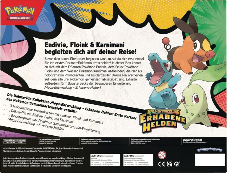 Pokemon Mega Entwicklung Erhabene Helden Deluxe Pin Kollektion