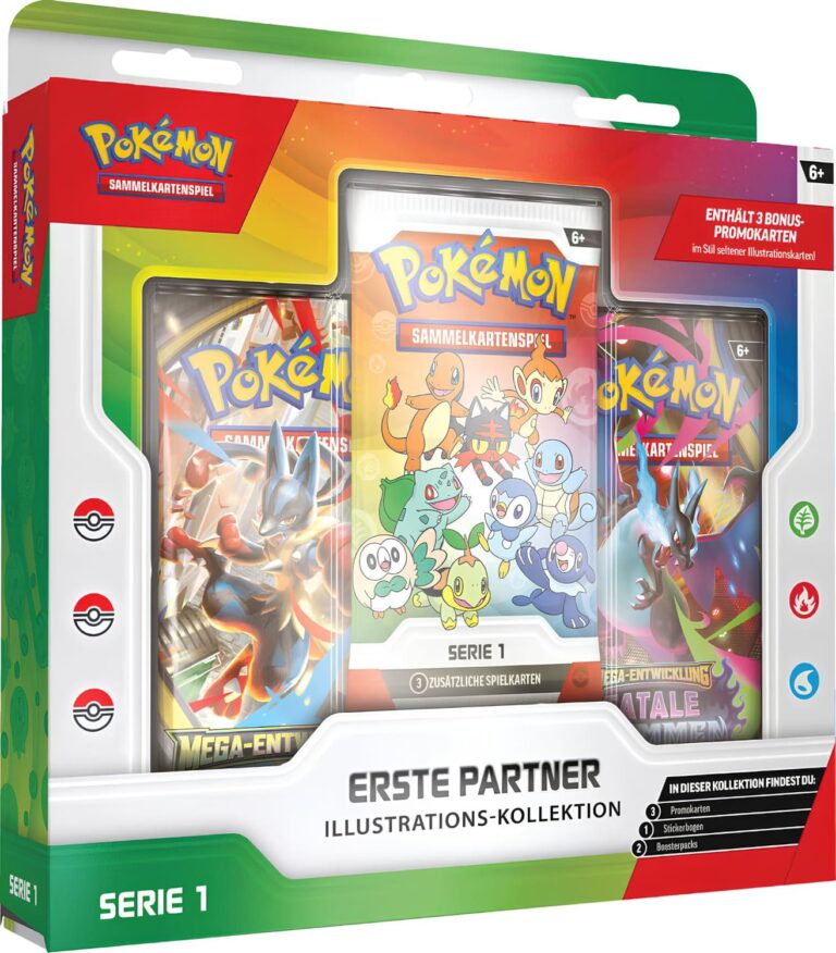 Pokemon Mega Entwicklung Erhabene Helden Erste Partner Illustrations Kollektion