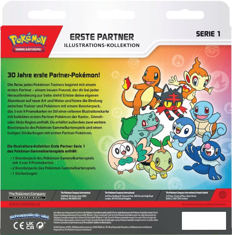 Pokemon Mega Entwicklung Erhabene Helden Erste Partner Illustrations Kollektion