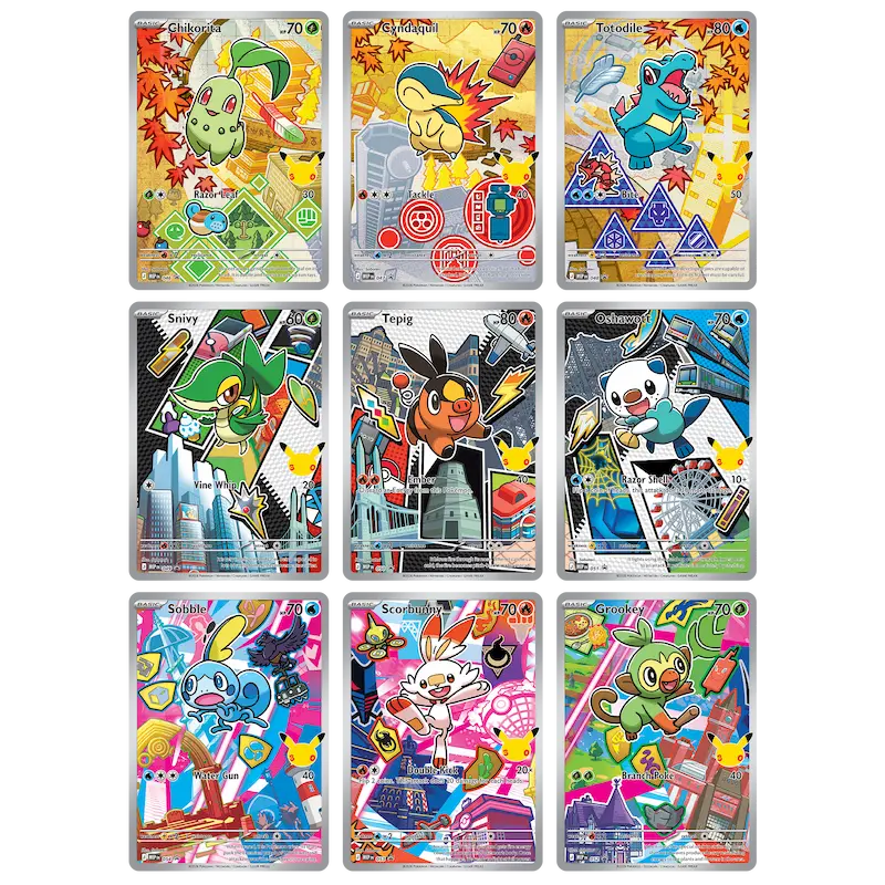 Pokemon Mega Entwicklung Erste Partner Illustrations Kollektion Serie 2