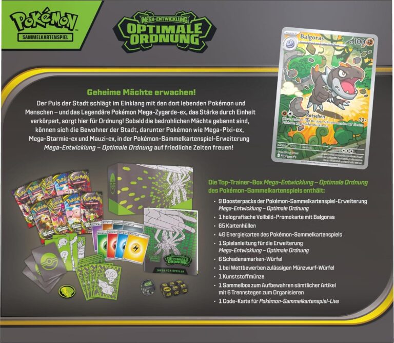 Pokemon Mega Entwicklung Optimale Ordnung Top Trainer Box