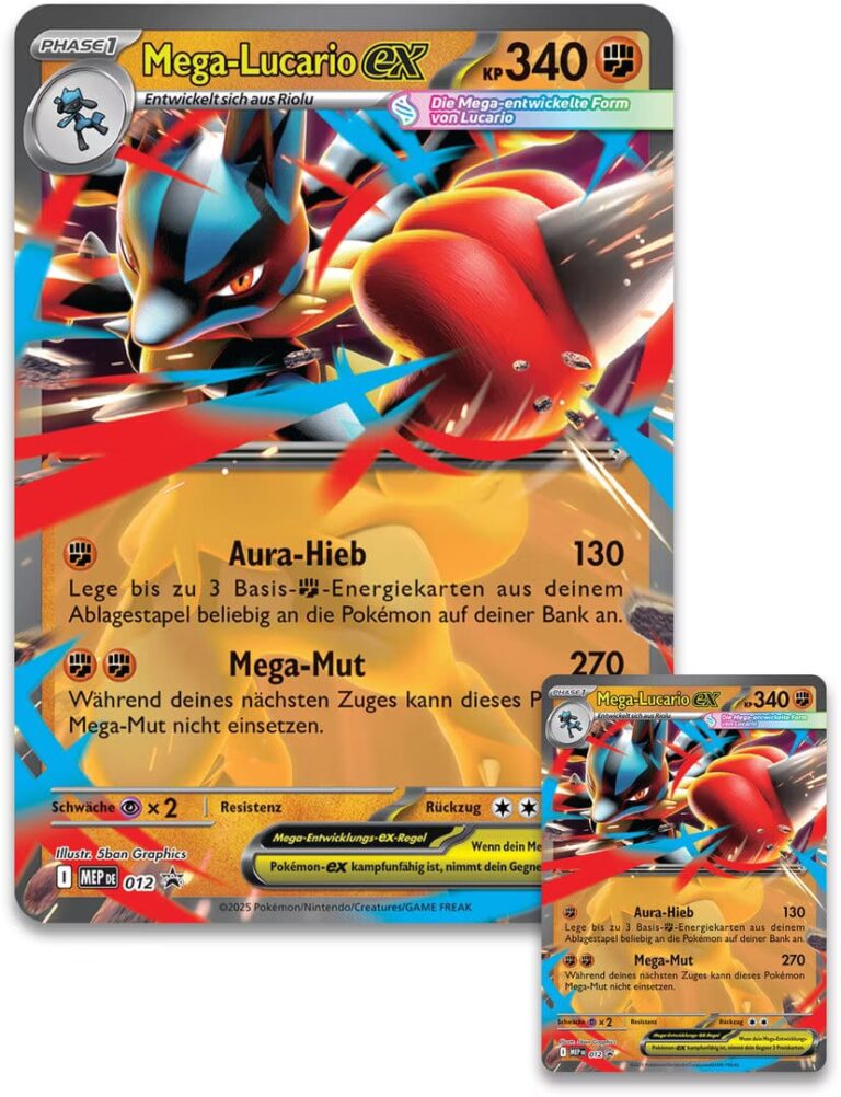 Pokemon Mega Lucario ex Figuren Kollektion