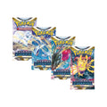 4x Pokemon Schwert & Schild Silberne Sturmwinde Booster
