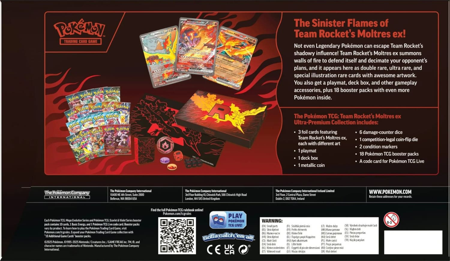 Pokemon Team Rockets Lavados ex Ultra-Premium Kollektion Englisch