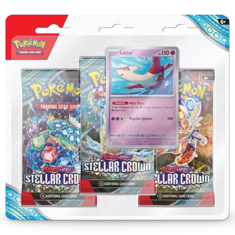 Pokemon Stellarkrone 3-Pack Blister Englisch