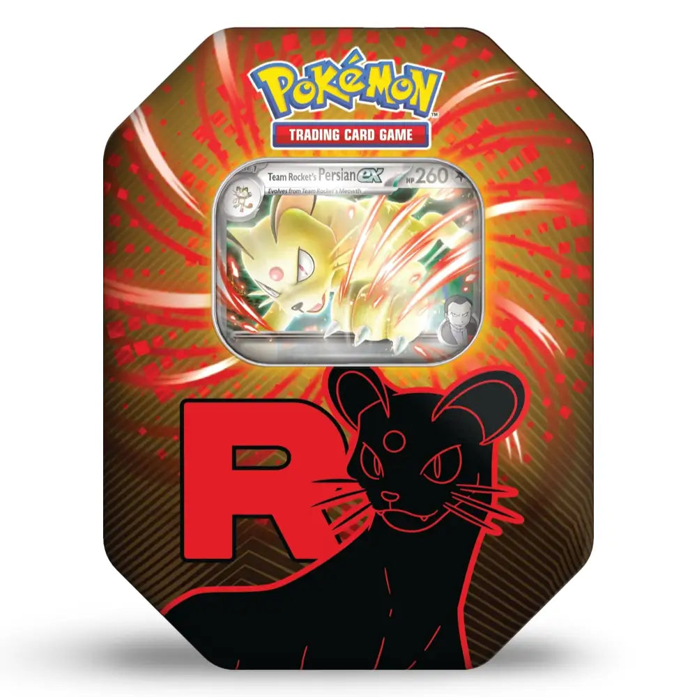 Pokemeon Karmesin & Purpur Team Rocket Tin Box