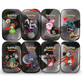 Pokemon Karmesin & Purpur Schwarze Blitze und Weiße Flammen Mini Tin