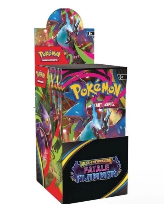 Pokémon Fatale Flammen - Display 18er