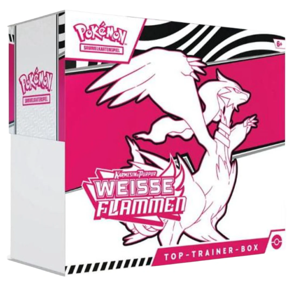 Pokemon Karmesin & Purpur Weiße Flammen Top Trainer Box