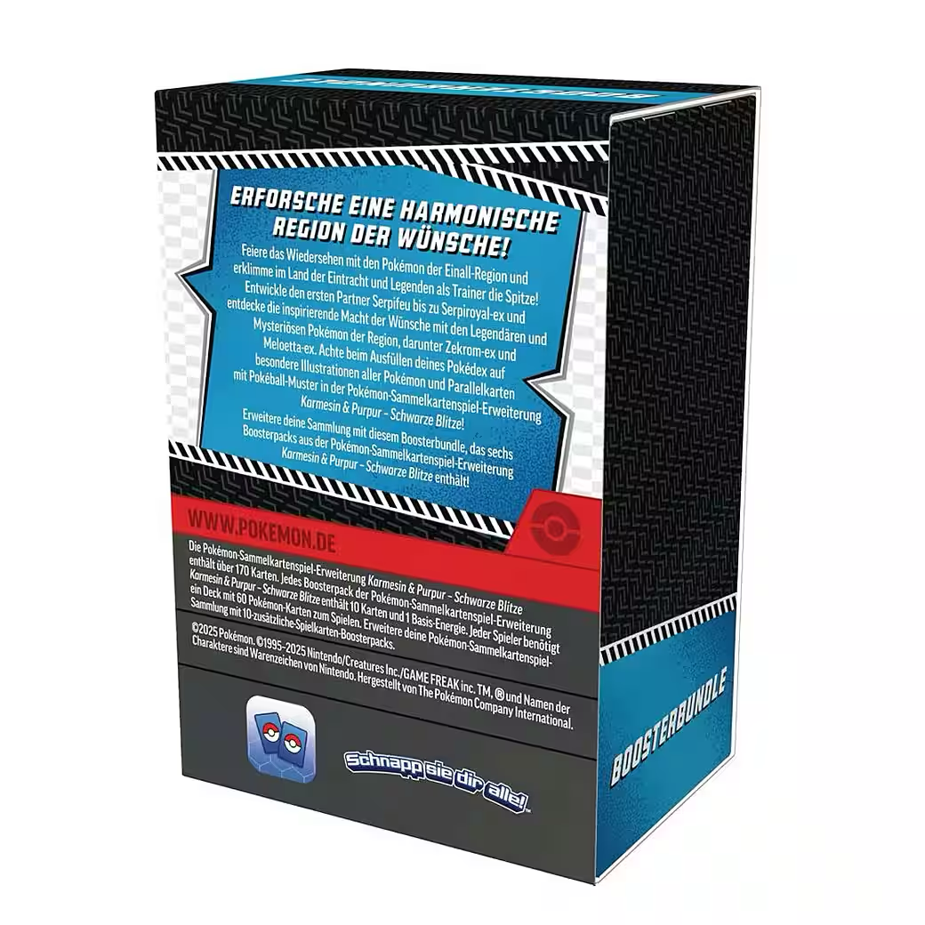 Pokémon Schwarze Blitze & Weiße Flammen - Booster Bundle Schwarze Blitze
