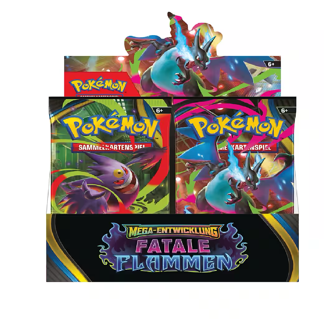 Pokémon Fatale Flammen - Display 36er