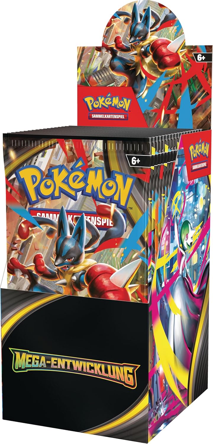 Pokémon Mega Entwicklungen - Display 18er