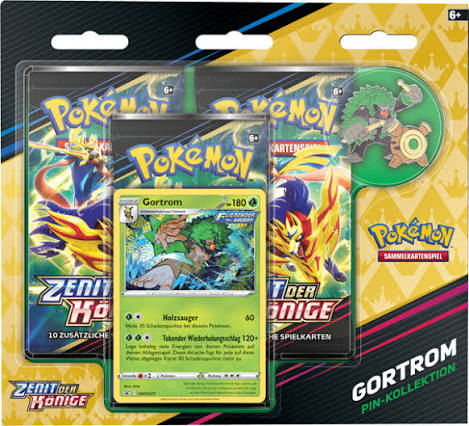 Pokemon Zenit der Könige Pin Collection 3-Pack Blister