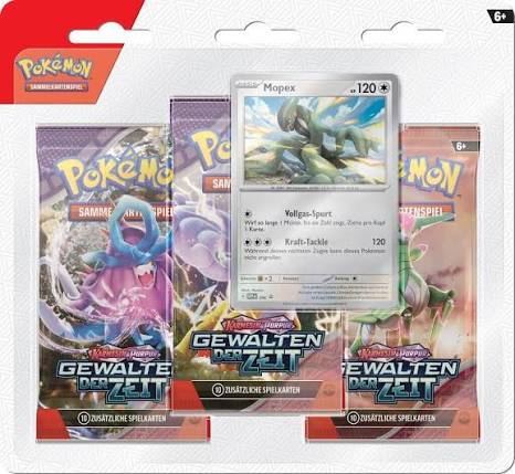 Pokemon Gewalten der Zeit 3-Pack Blister