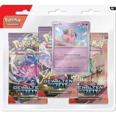 Pokemon Gewalten der Zeit 3-Pack Blister