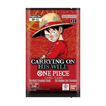 One Piece OP 13 Carrying On His Will 3x Booster (Englisch)