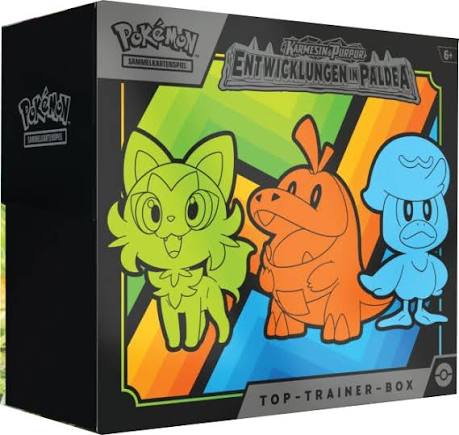 Pokemon Karmesin & Purpur Entwicklungen in Paldea Top Trainer Box