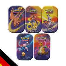 Mini Tin Boxen Kanto Stärke 5er Pack Bundle