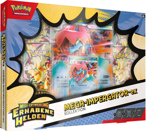 Pokemon Mega Entwicklung Erhabene Helden ex Kollektion