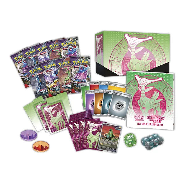 Pokemon Karmesin & Purpur Gewalten der Zeit Top Trainer Box