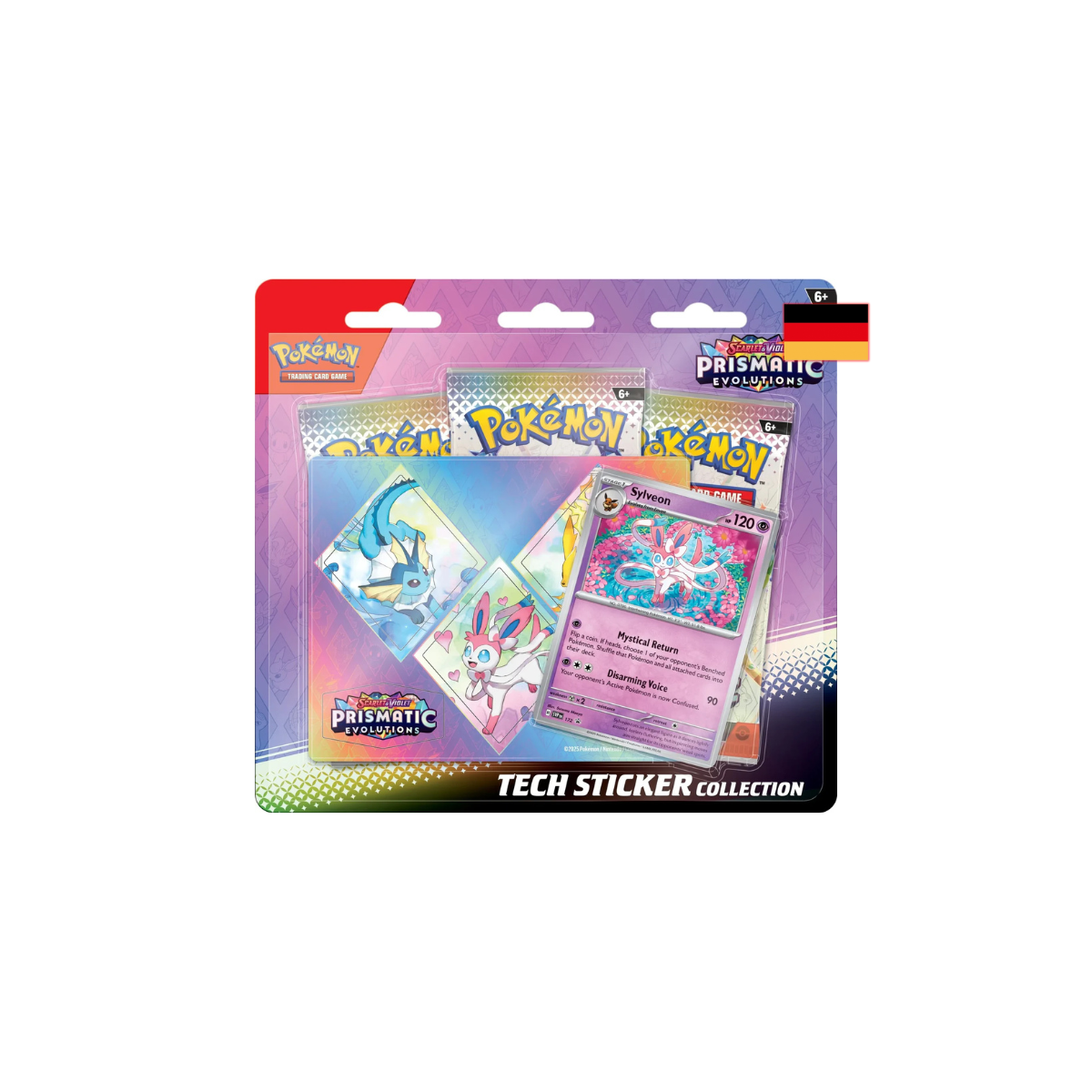 Pokemon Prismatische Entwicklungen Tech Sticker Kollektion