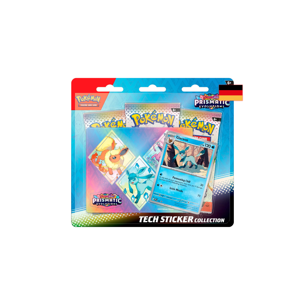 Pokemon Prismatische Entwicklungen Tech Sticker Kollektion
