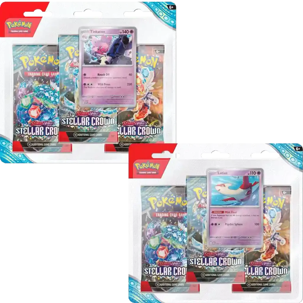 Pokemon Stellarkrone 3-Pack Blister Englisch