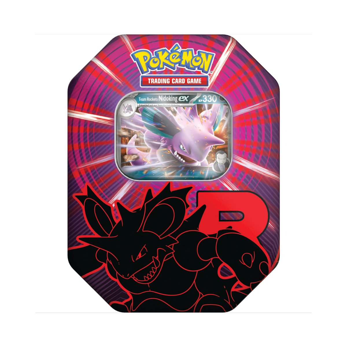 Pokemeon Karmesin & Purpur Team Rocket Tin Box