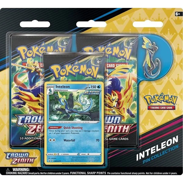 Pokemon Zenit der Könige Pin Collection 3-Pack Blister